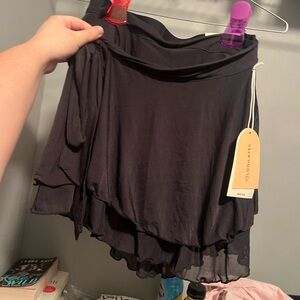 Blogilates Black Layered Skirt